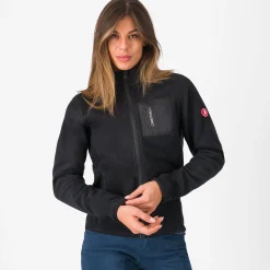 Giacca donna Castelli Classico Fleece - Nero