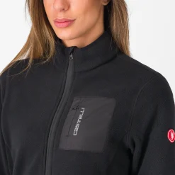 Giacca donna Castelli Classico Fleece - Nero
