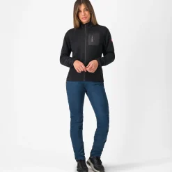 Giacca donna Castelli Classico Fleece - Nero