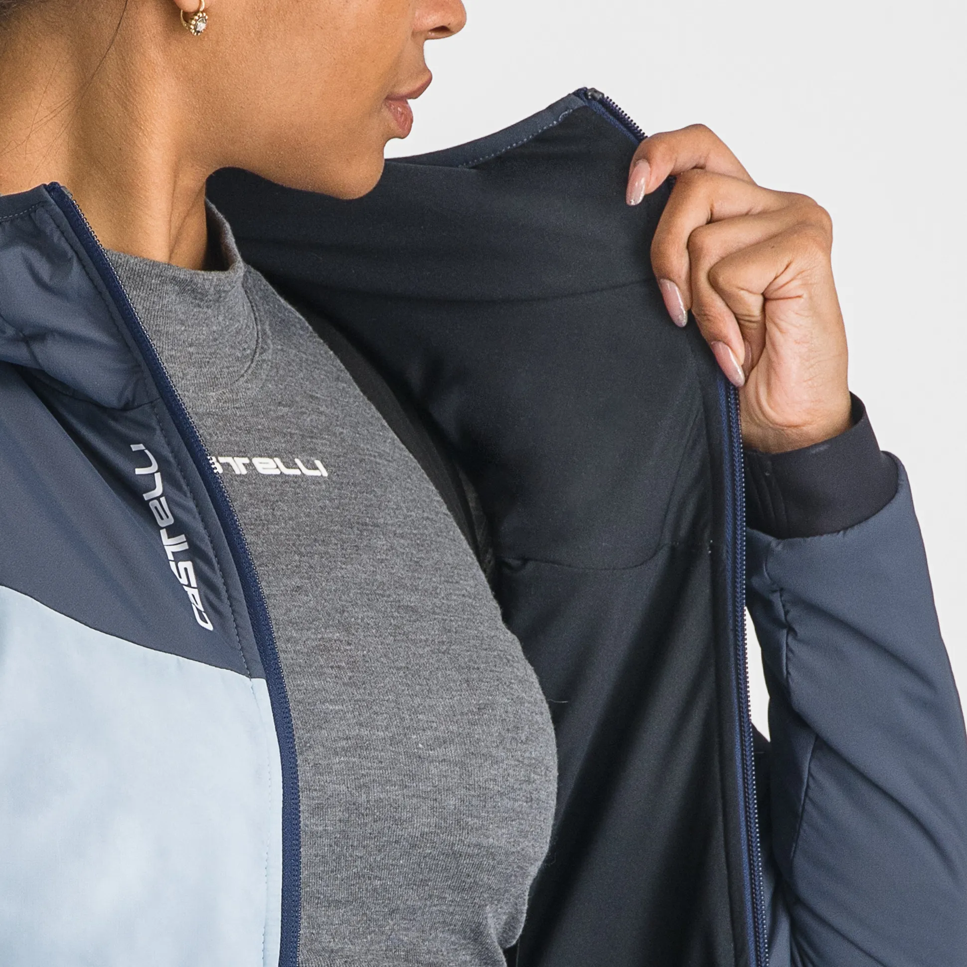 Giacca donna Castelli Fly - Azzurro