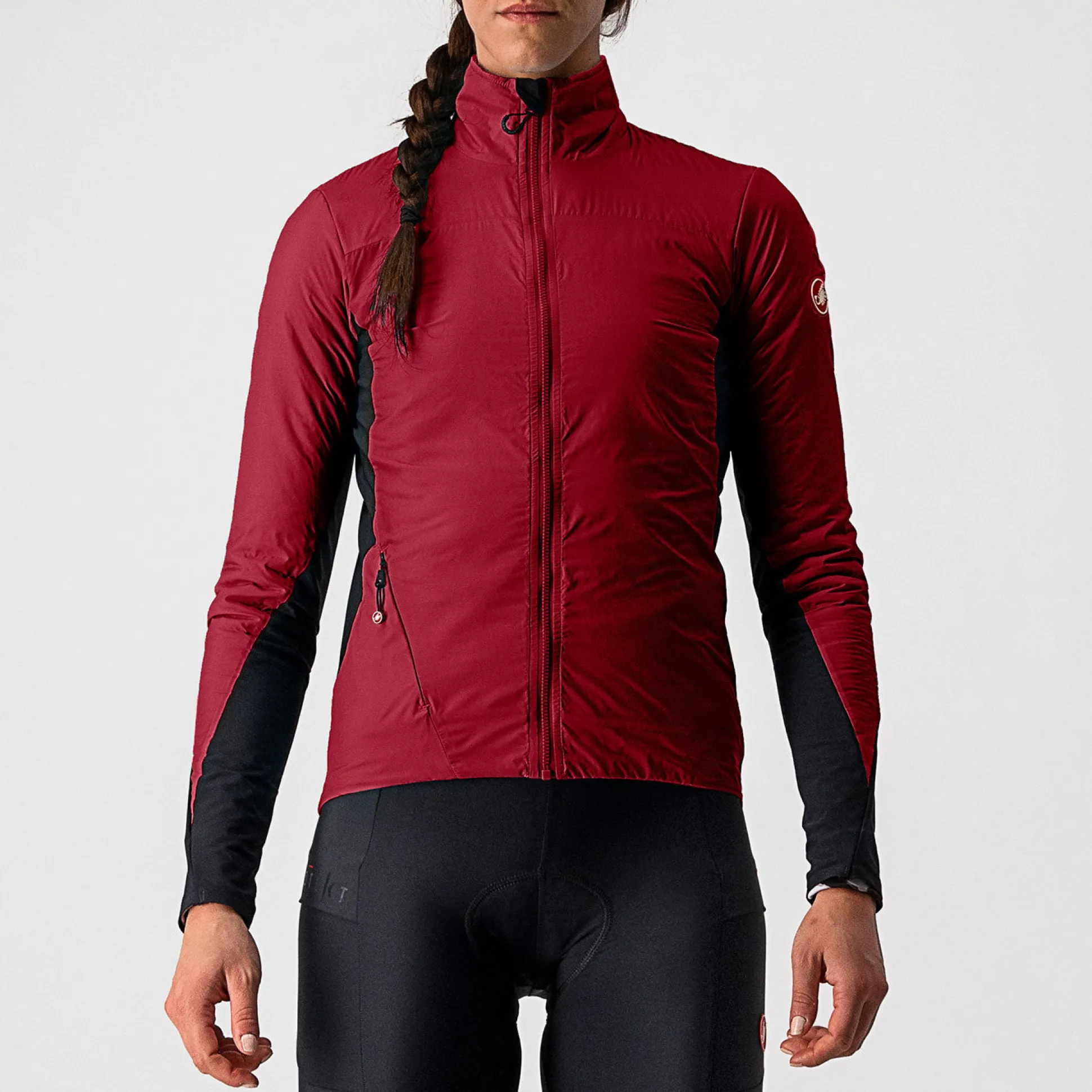 Giacca donna Castelli Unlimited Puffy - Bordeaux