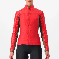 Giacca donna Castelli Unlimited Puffy 2 - Rosso