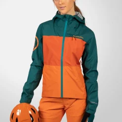 Giacca donna Endura SingleTrack 2 - Arancio