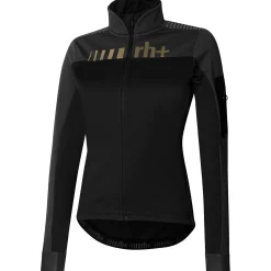 Giacca donna Rh+ Logo Thermo - Nero oro