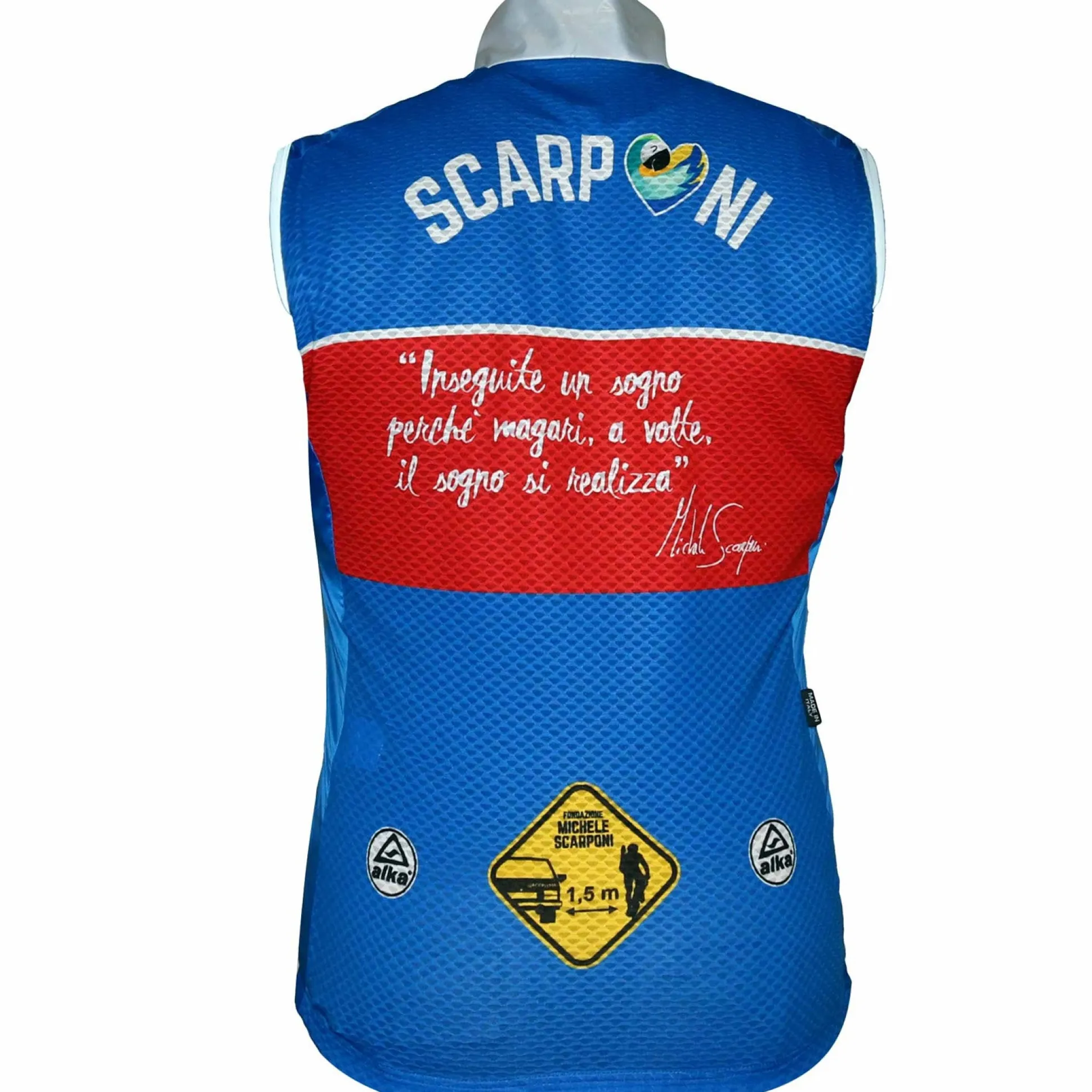 Gilet Alka Michele Scarponi - Blu