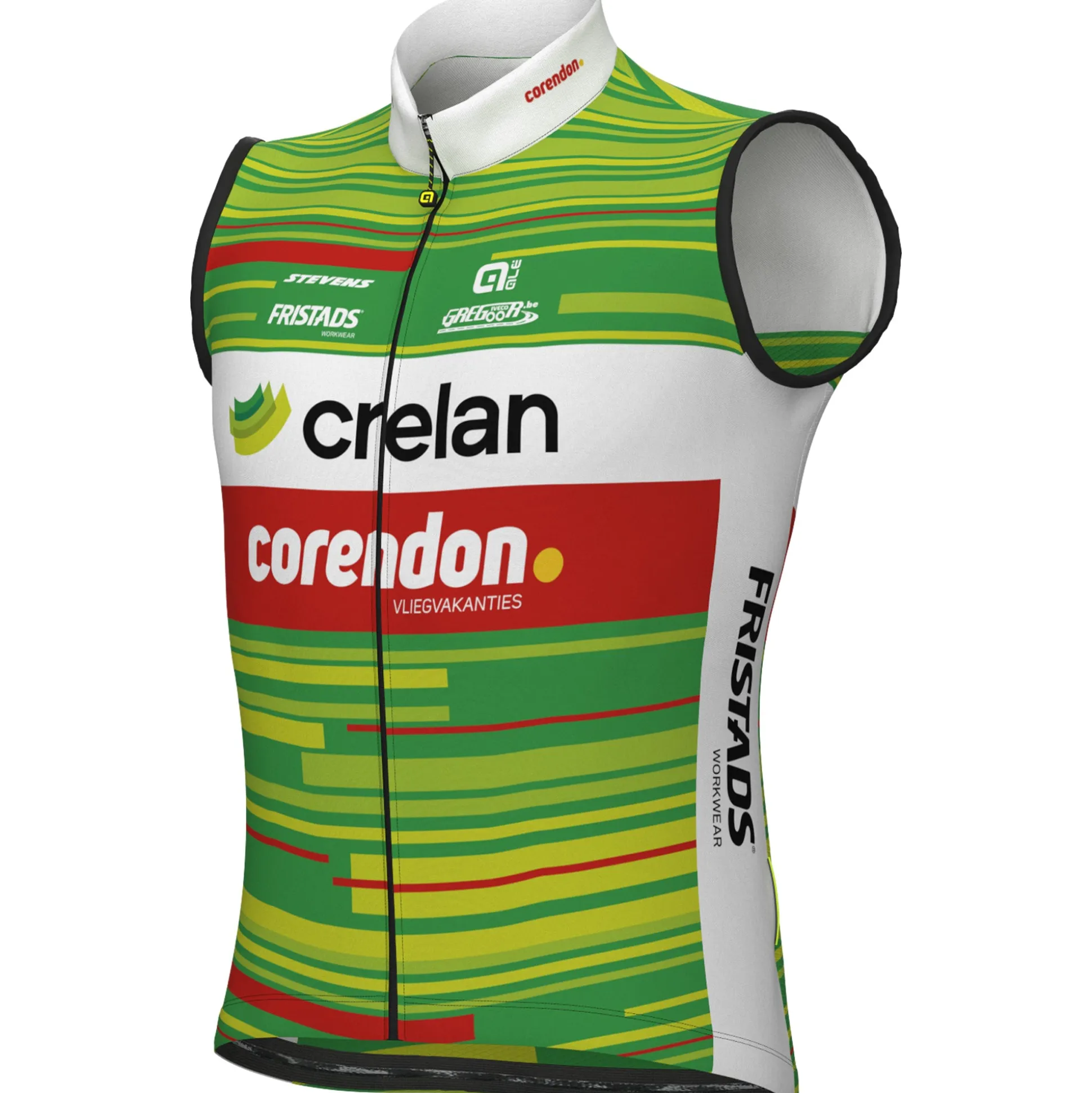 Gilet antivento Ale Crelan Corendon 2025