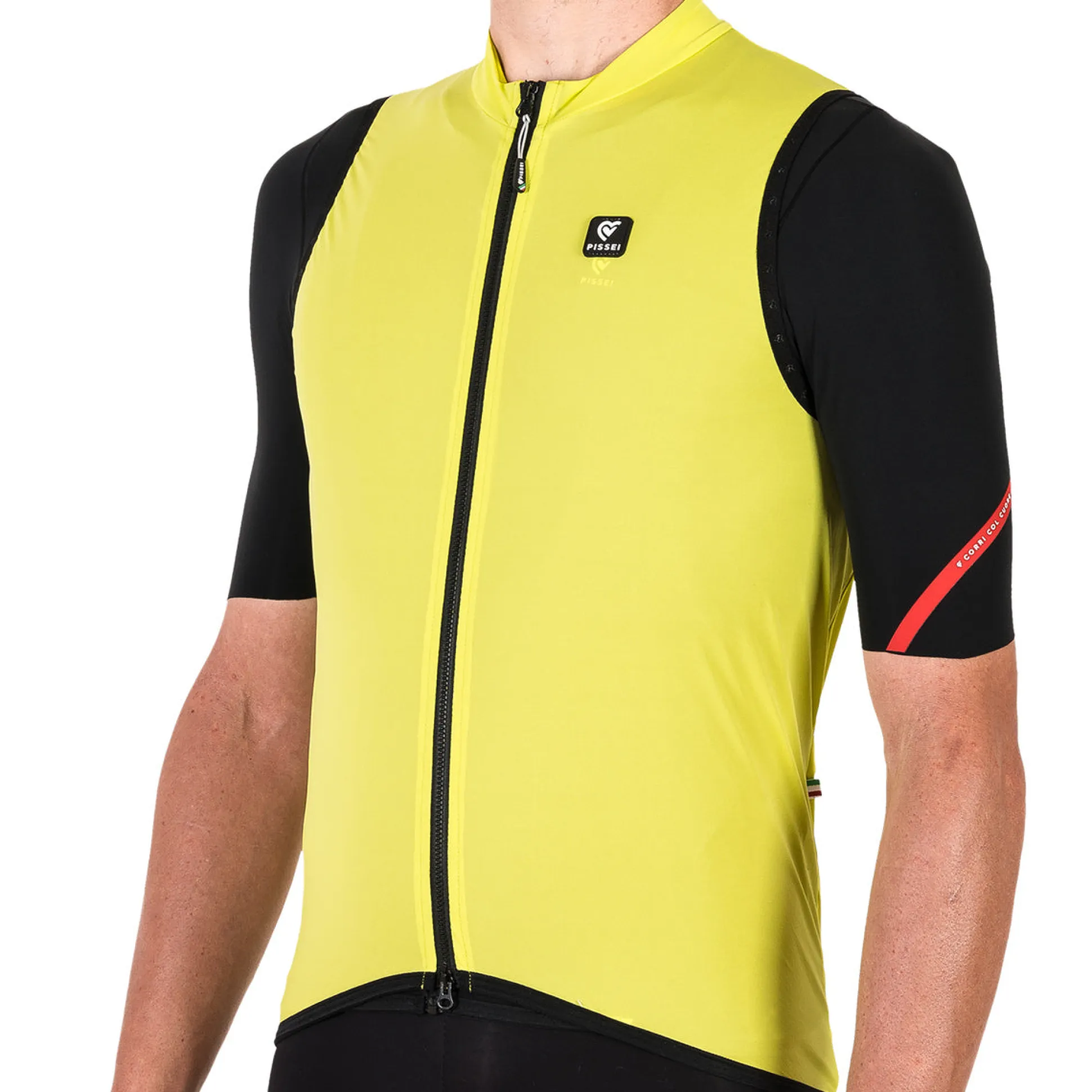 Gilet antivento Pissei Primapelle - Lime