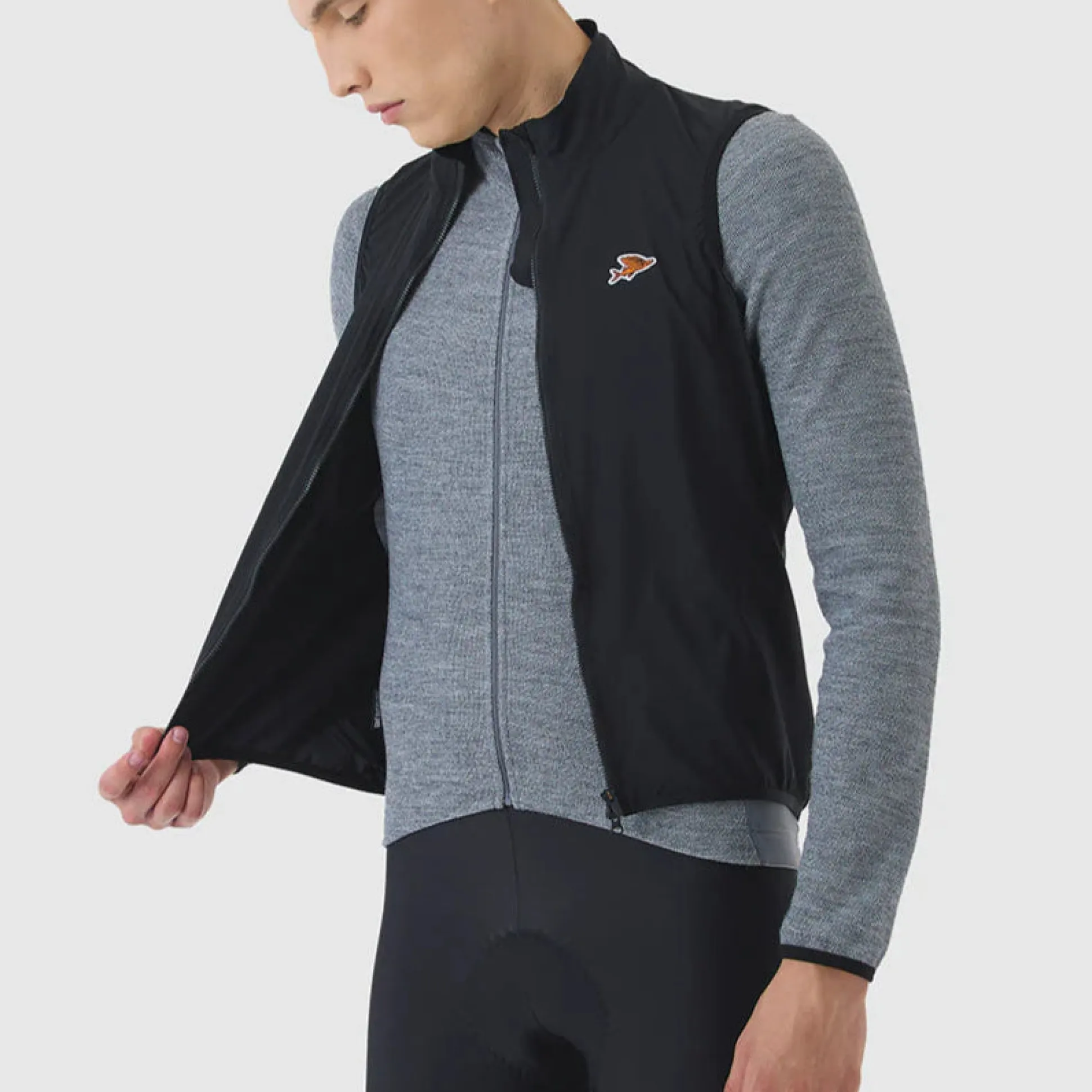 Gilet Cafe du Cycliste Edith - Nero
