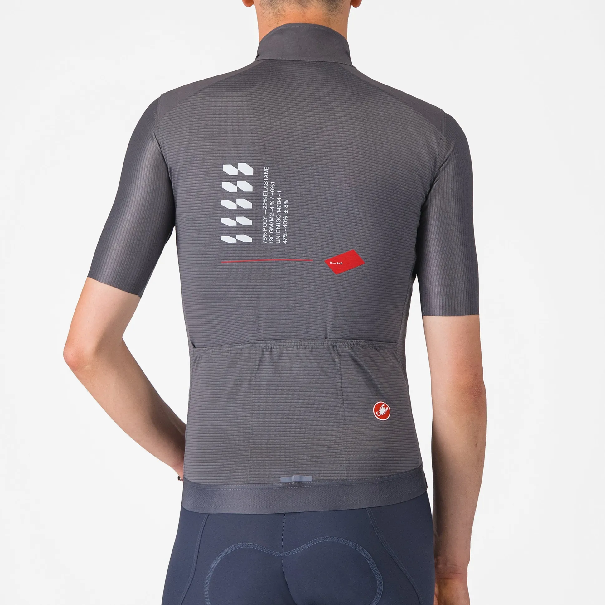 Gilet Castelli Espresso R-A/D - Grigio