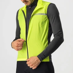Gilet Castelli Squadra Stretch - Giallo Fluo