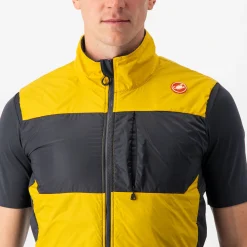 Gilet Castelli Unlimited Puffy - Giallo