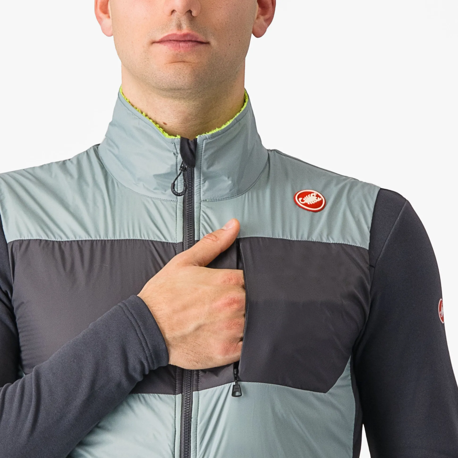 Gilet Castelli Unlimited Puffy - Verde chiaro
