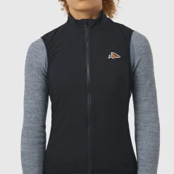 Gilet donna Cafe du Cycliste Edith - Nero