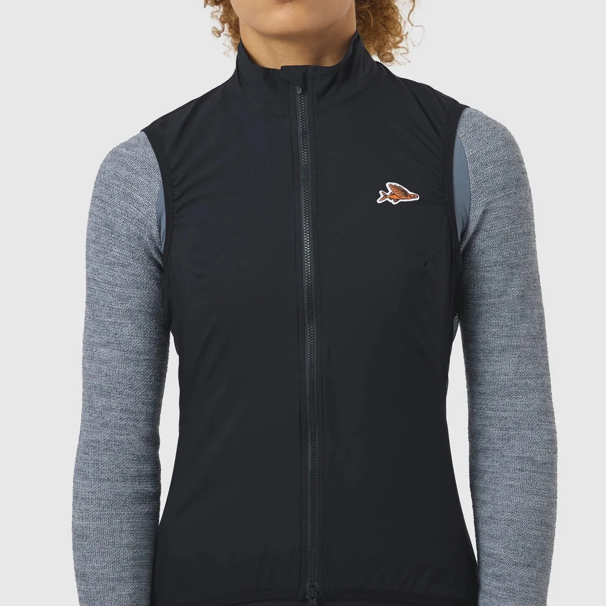 Gilet donna Cafe du Cycliste Edith - Nero