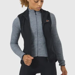 Gilet donna Cafe du Cycliste Edith - Nero