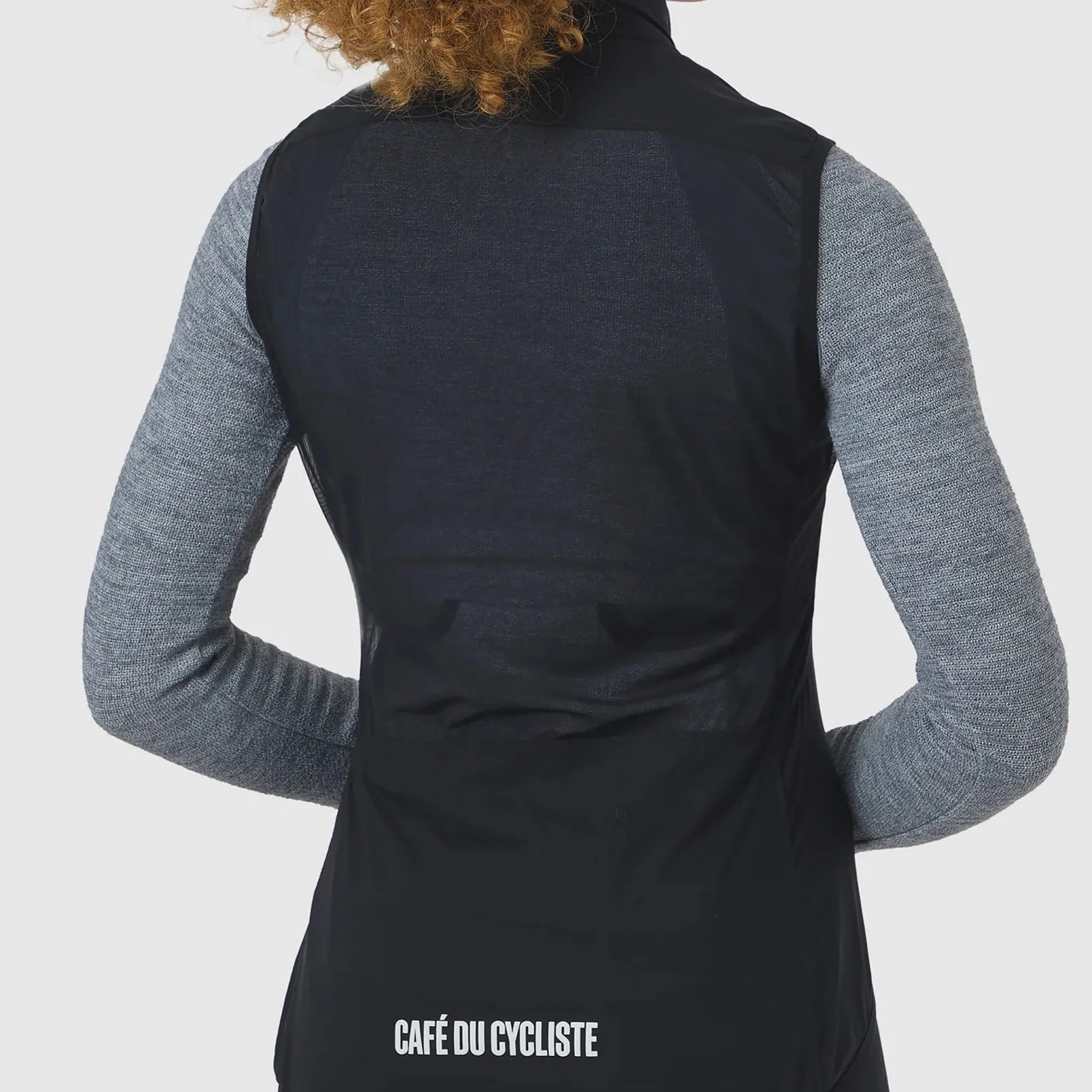 Gilet donna Cafe du Cycliste Edith - Nero