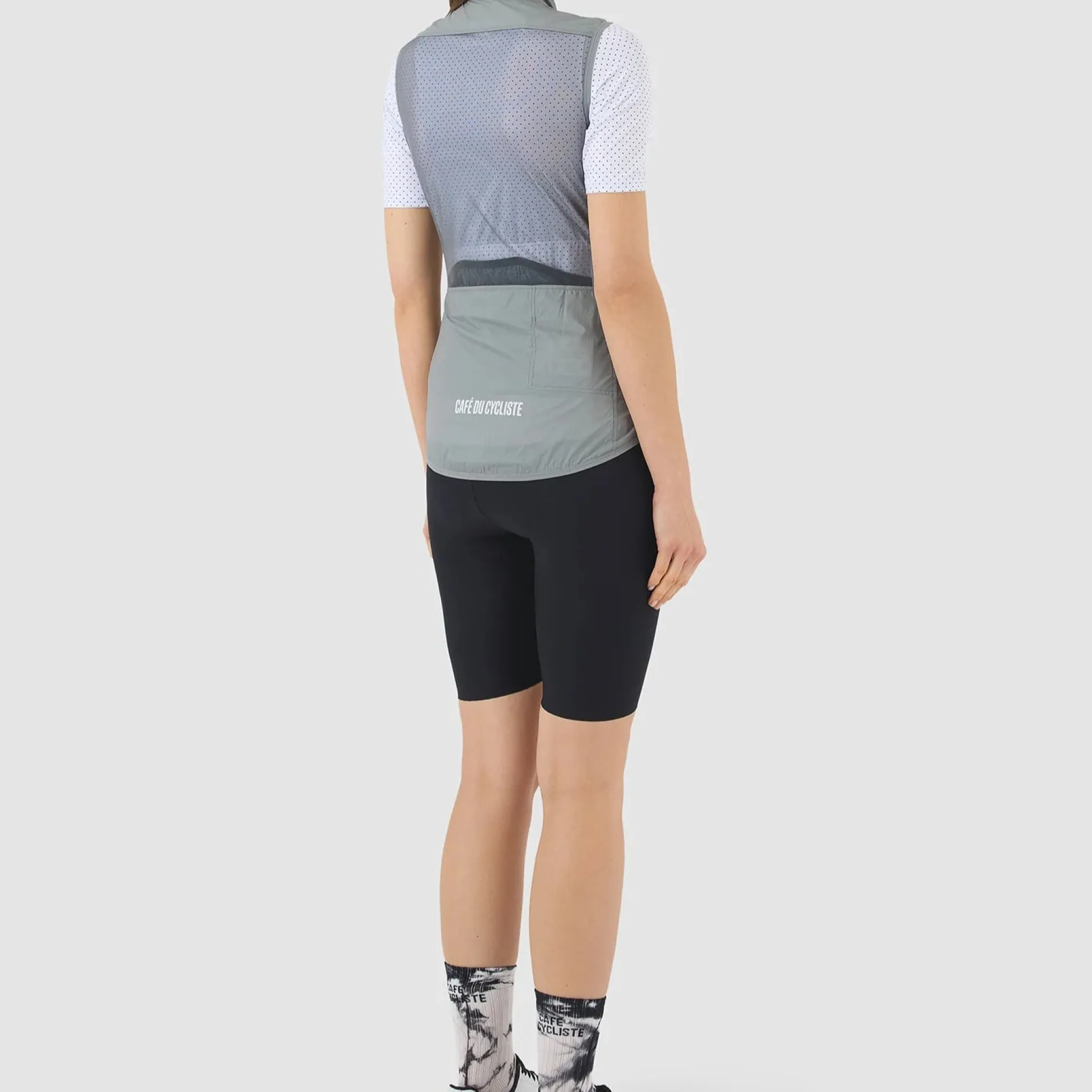 Gilet donna Cafe du Cycliste Edith - Grigio