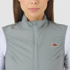 Gilet donna Cafe du Cycliste Edith - Grigio