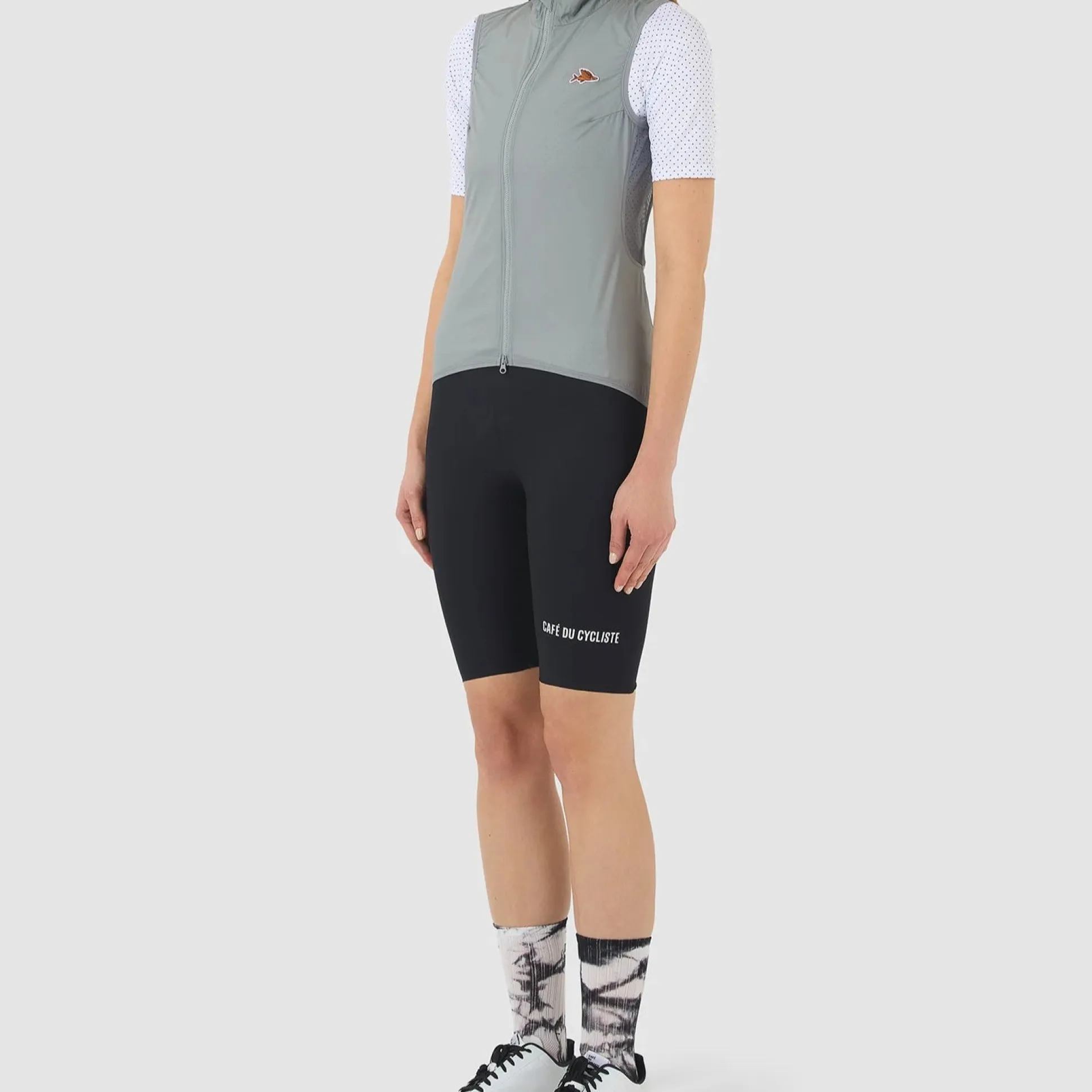 Gilet donna Cafe du Cycliste Edith - Grigio