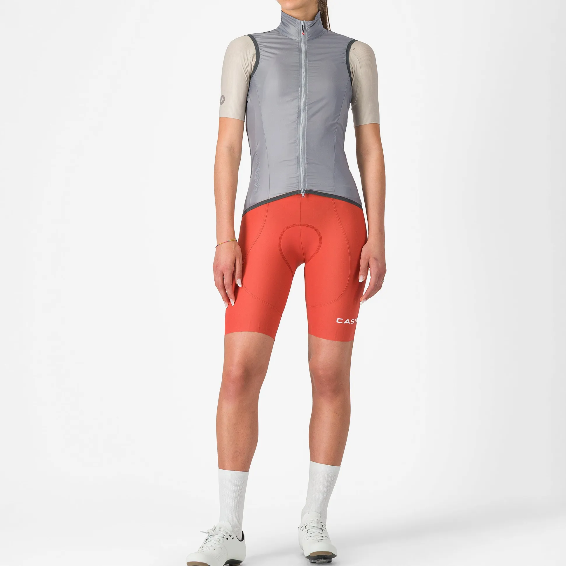 Gilet donna Castelli Aria 2 - Grigio chiaro