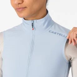 Gilet donna Castelli Espresso 2 - Azzurro