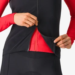 Gilet donna Castelli Espresso - Nero