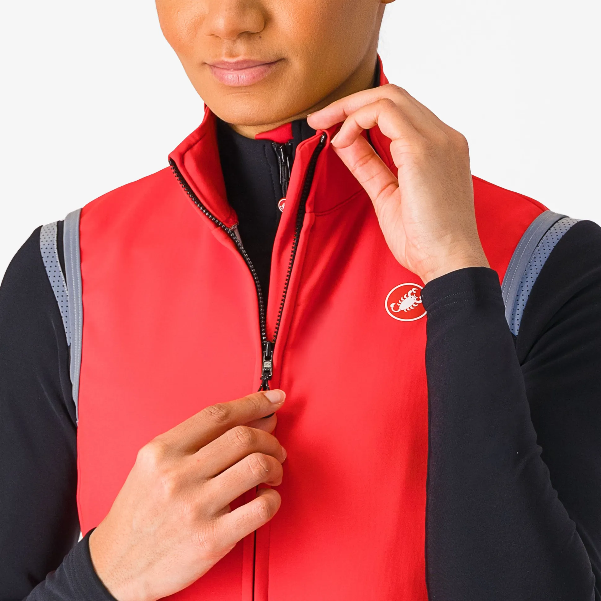 Gilet donna Castelli Perfetto RoS 2 - Rosa scuro