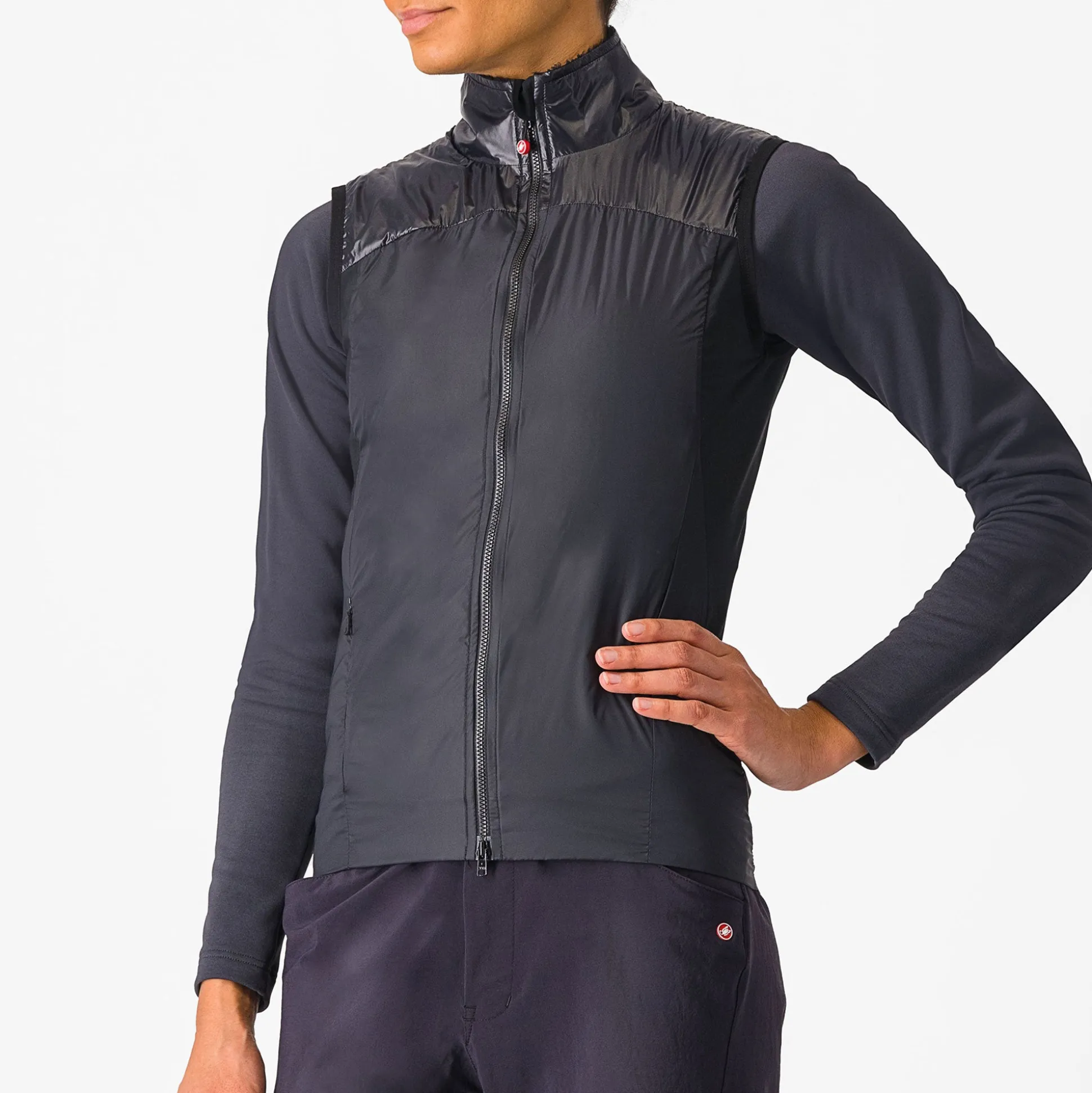 Gilet donna Castelli Unlimited Puffy - Nero