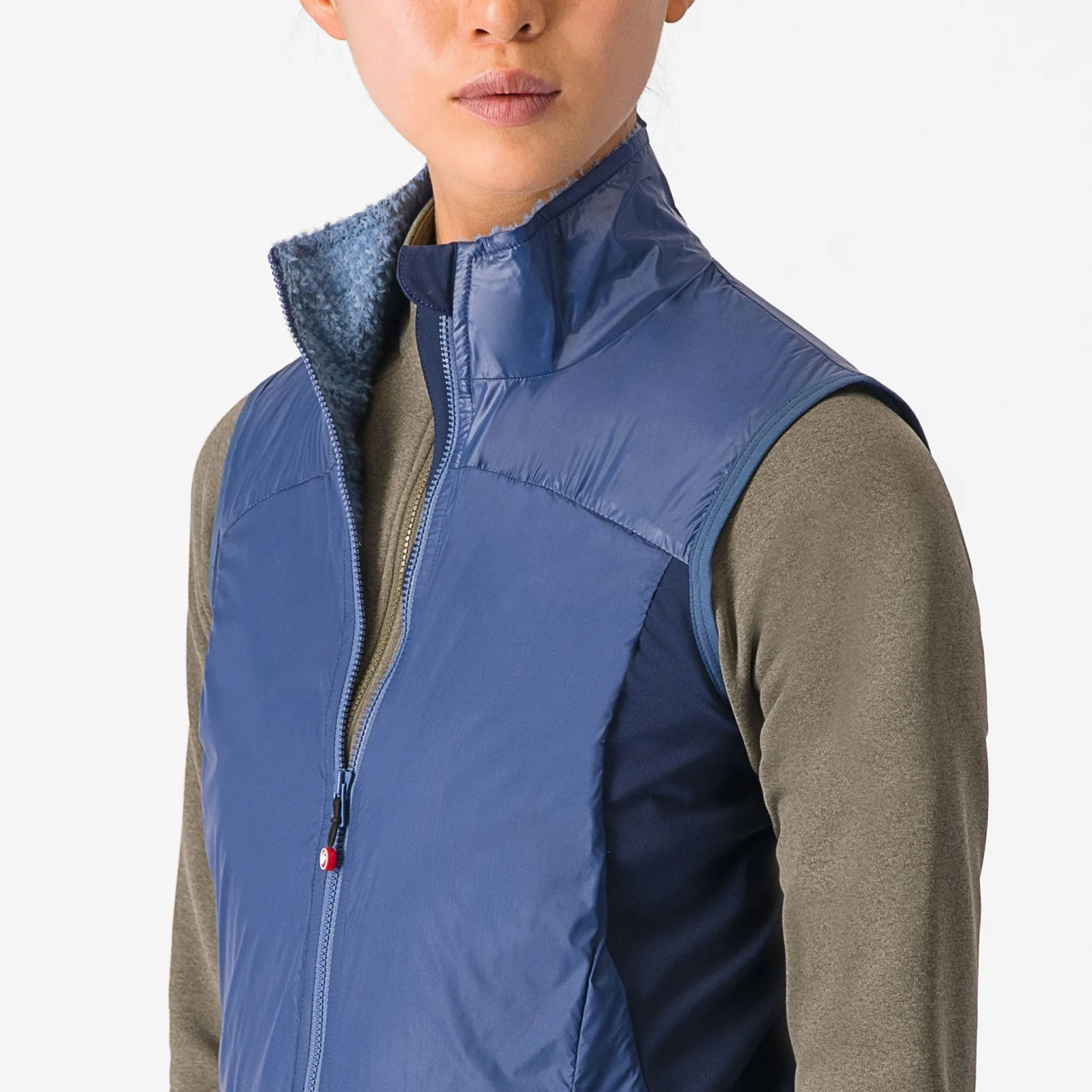 Gilet donna Castelli Unlimited Puffy - Blu