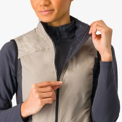 Gilet donna Castelli Unlimited Puffy - Beige