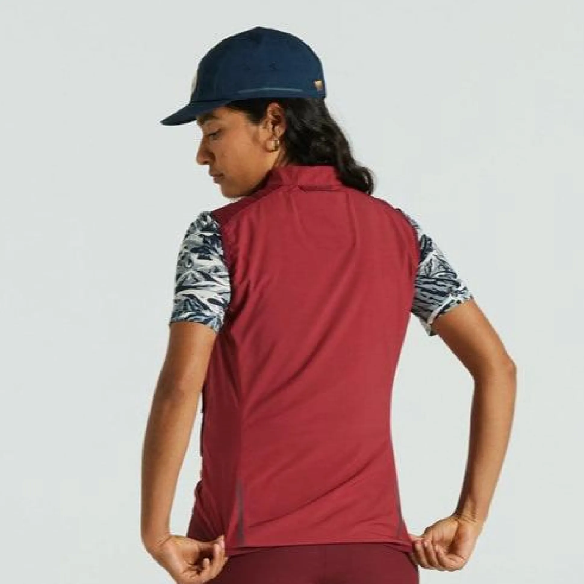 Gilet donna Specialized/Fjällräven Adventure - Rosso
