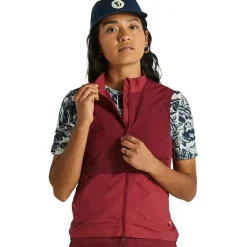 Gilet donna Specialized/Fjällräven Adventure - Rosso