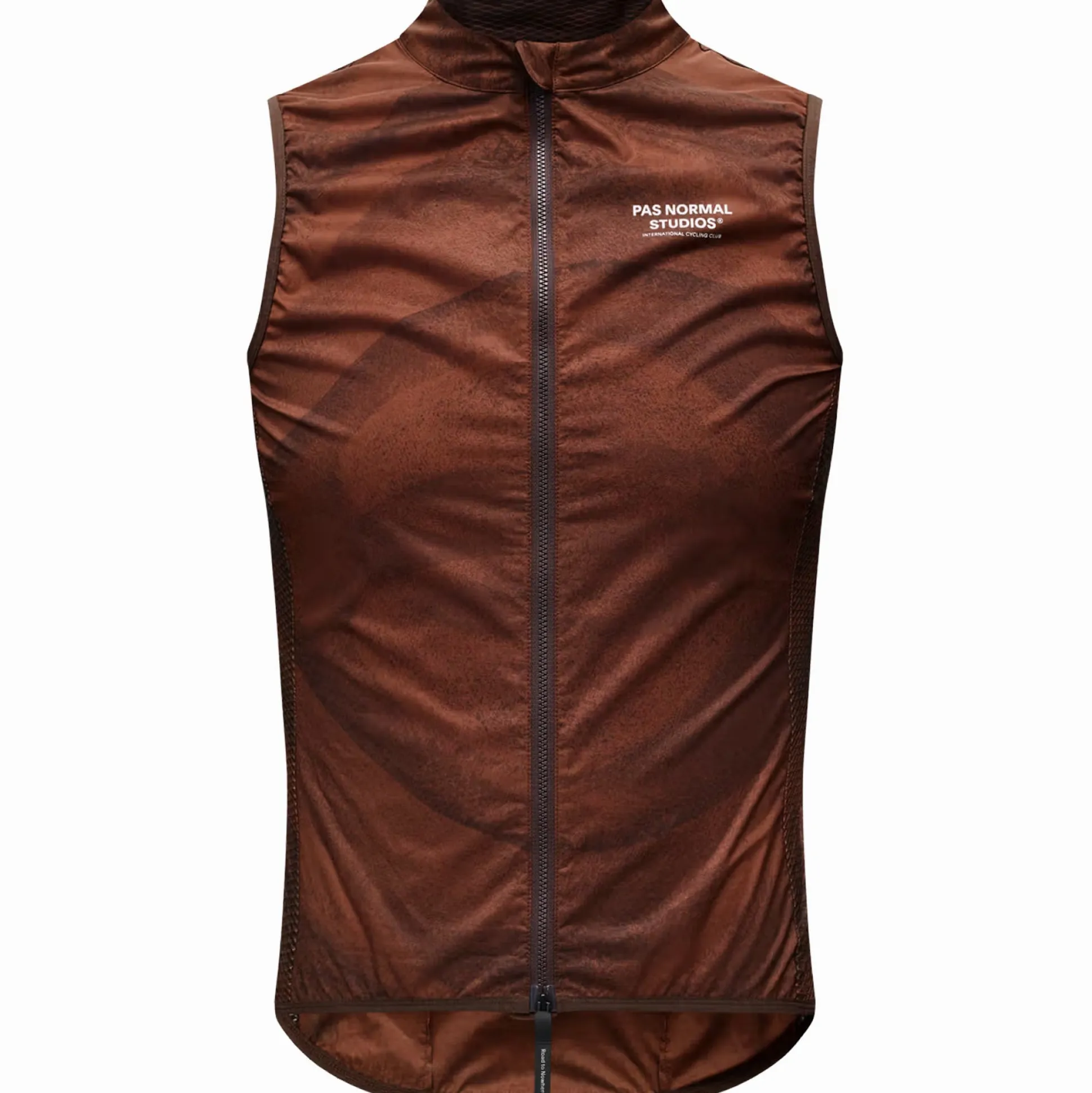 Gilet Pas Normal Studios Mechanism Stow Away - Marrone chiaro