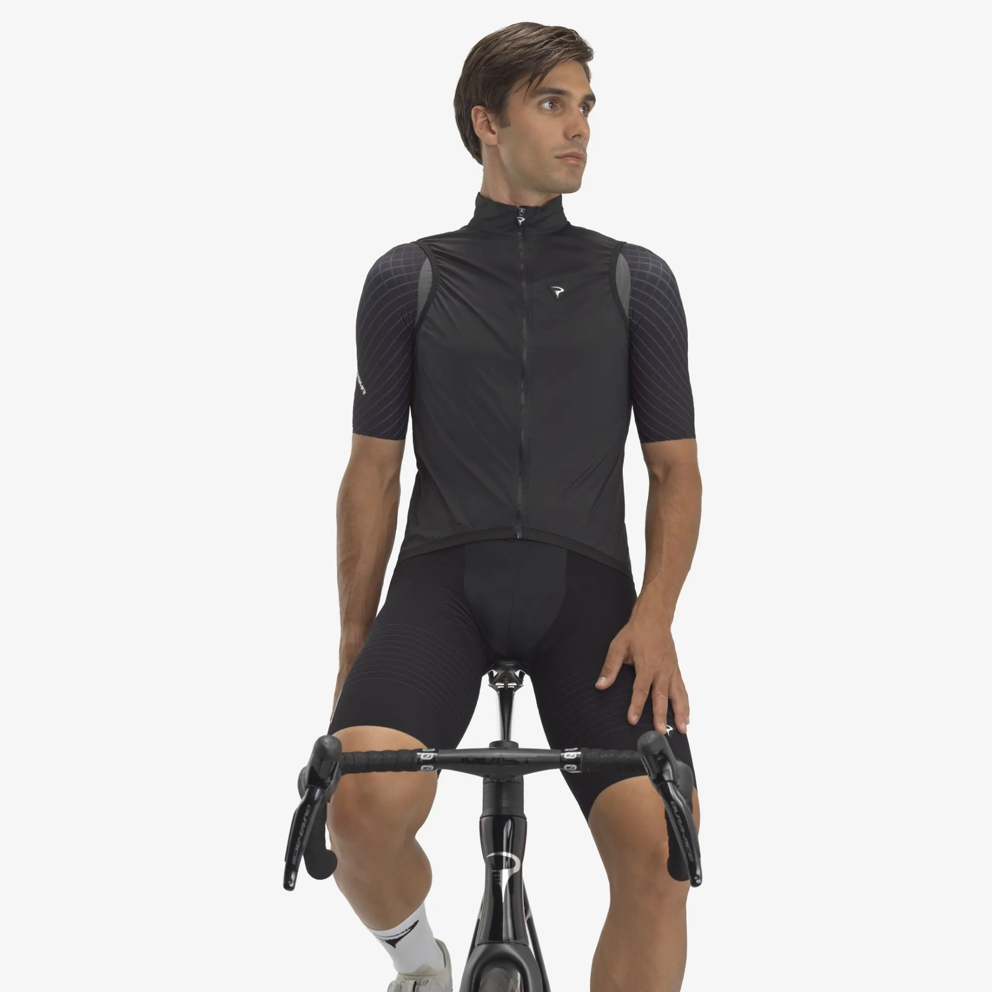 Gilet Pinarello F Windbreaker - Nero