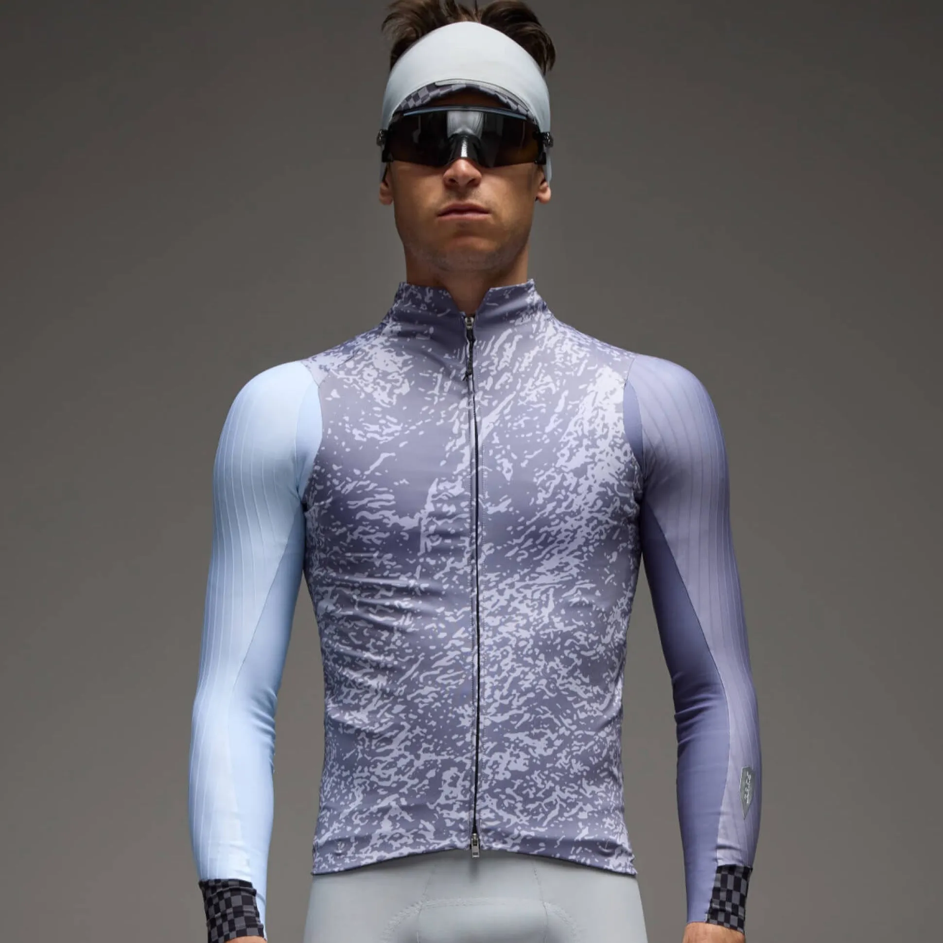 Gilet Q36.5 Gregarius Hybrid Alpi Camo - Blu