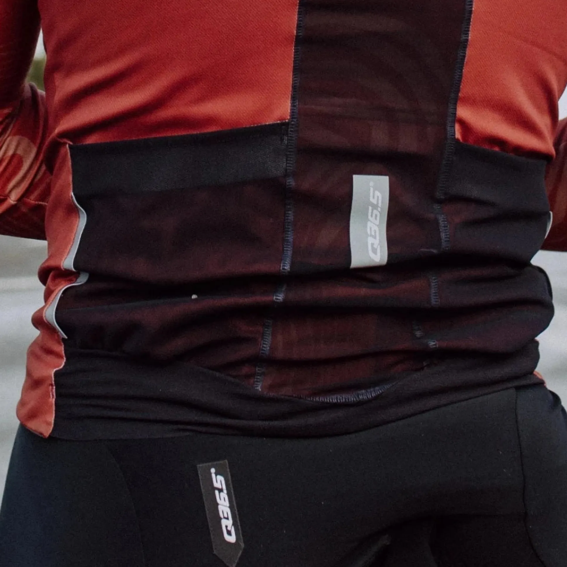 Gilet Q36.5 Gregarius Hybrid - Rosso