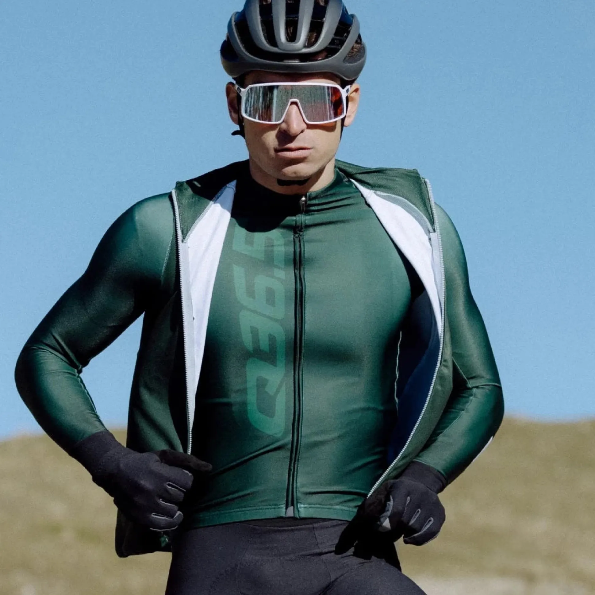 Gilet Q36.5 Gregarius Hybrid - Verde