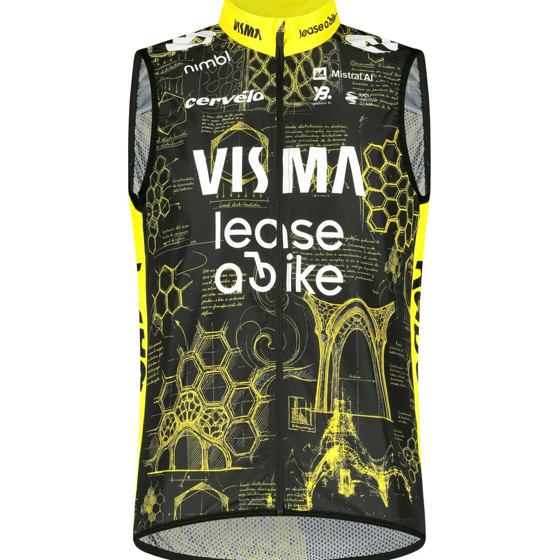 Gilet Team Visma Lease a bike 2026 Wind The Architect - Tdf