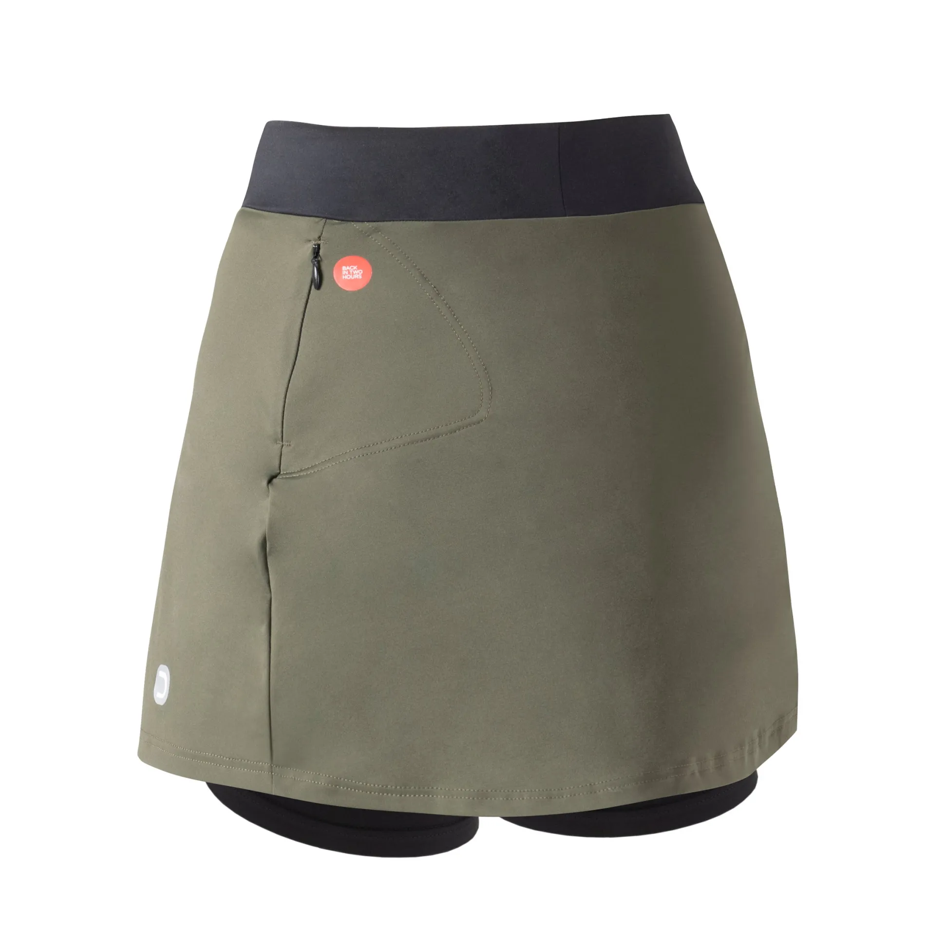 Gonna Dotout Fusion Donna - Verde-Nero