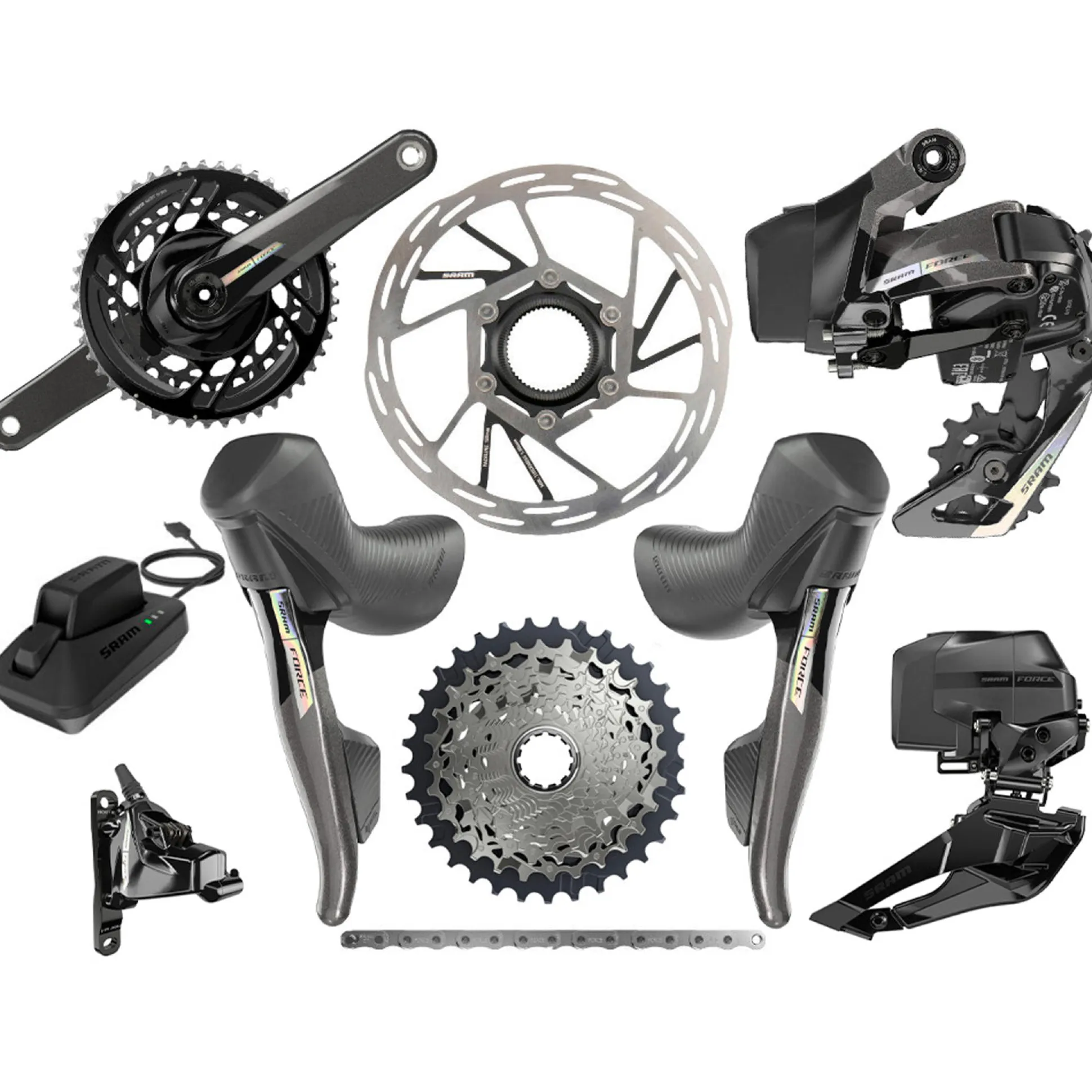 Gruppo SRAM Force AXS Road Disc HRD 10/30T - 48/35D