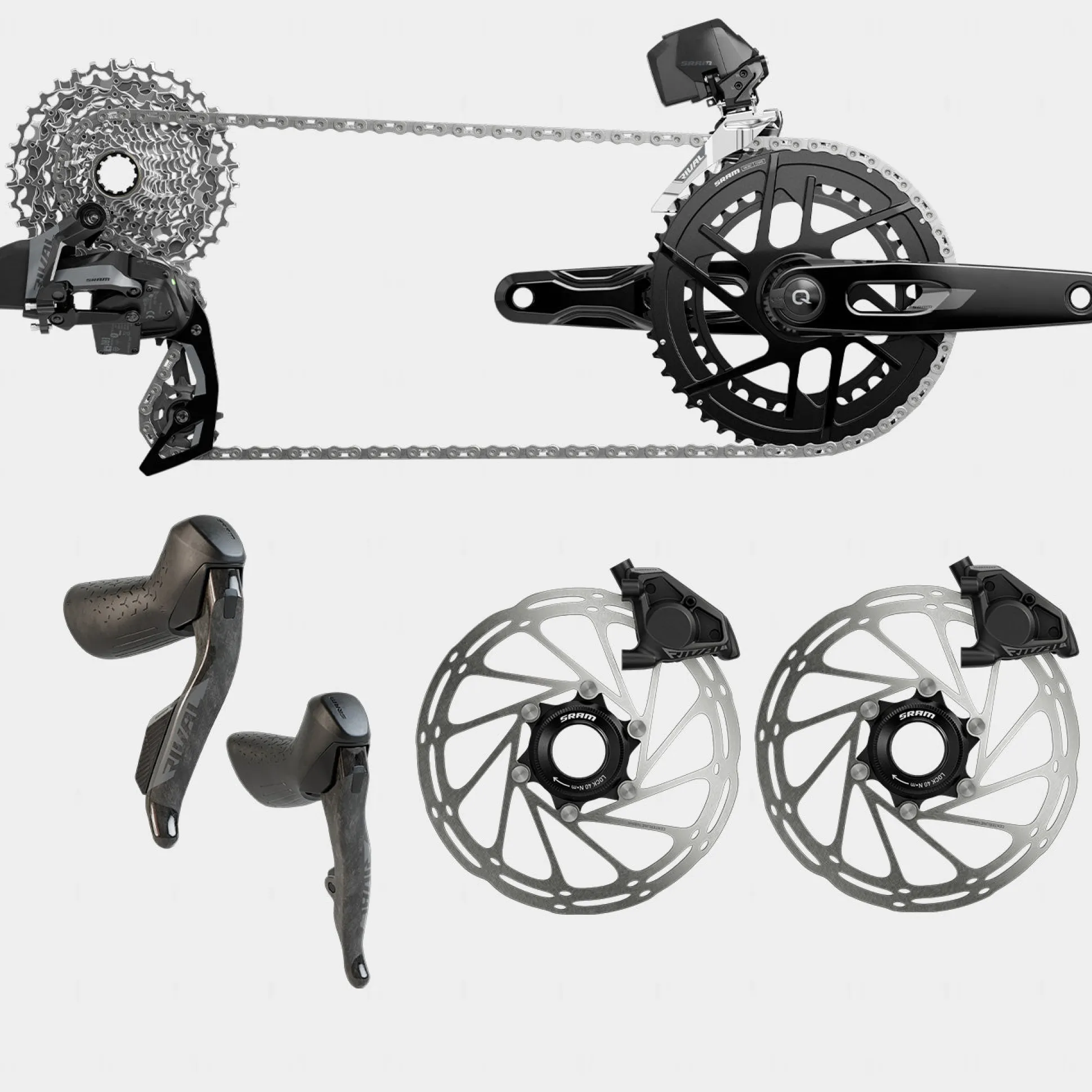 Gruppo Sram Rival AXS E1 10/36t - 48/35d
