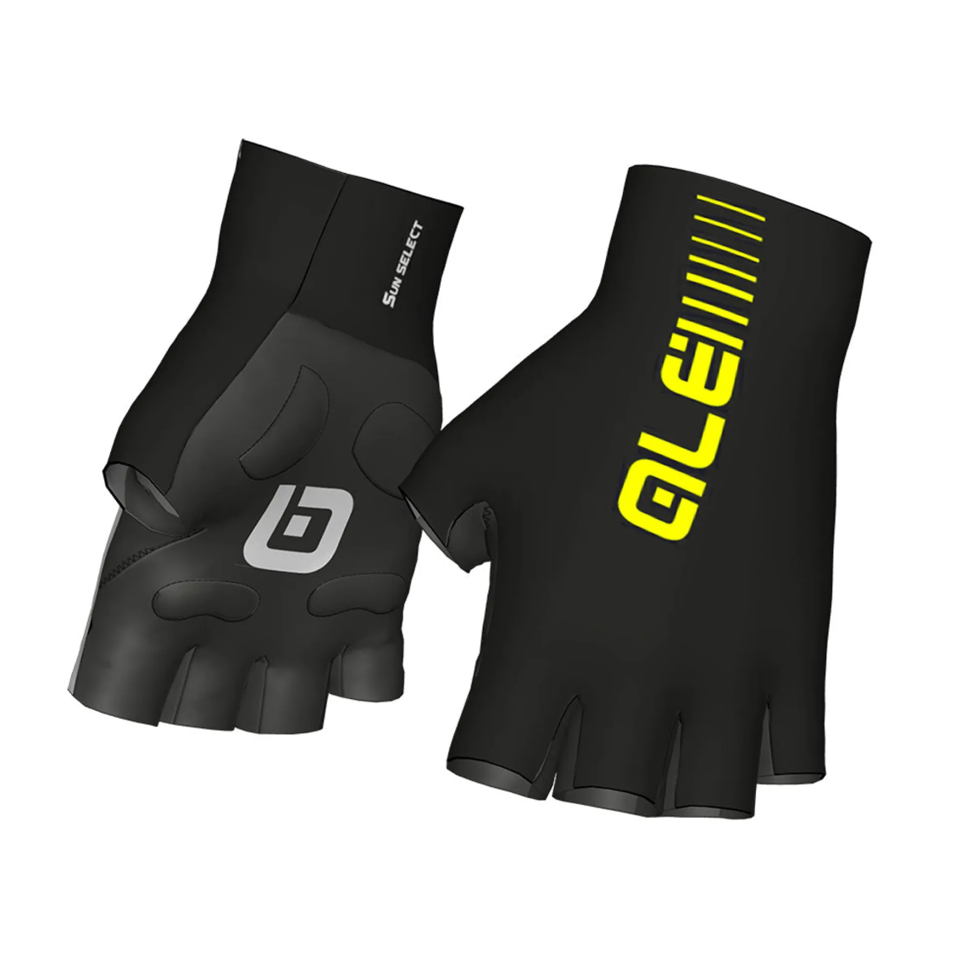 Guanti Ale Sunselect Crono - Nero giallo