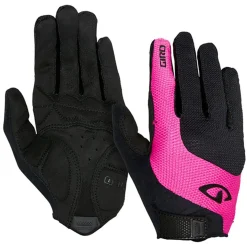 Guanti donna Giro Tessa LF - Nero rosa