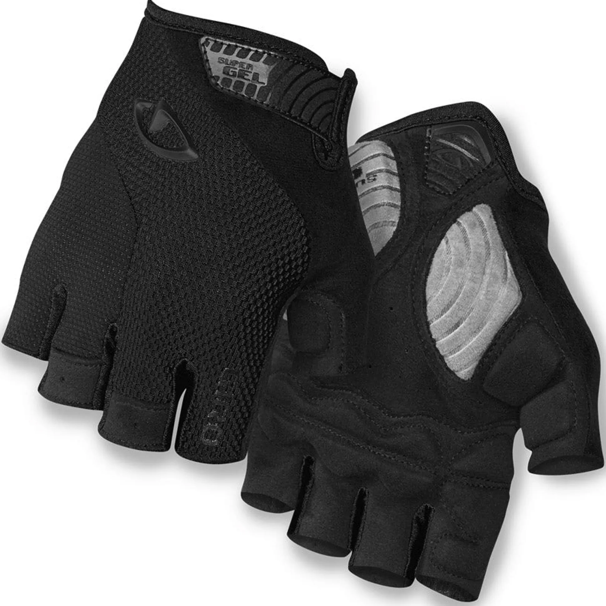 Guanti Giro Strade Dure Supergel - Nero