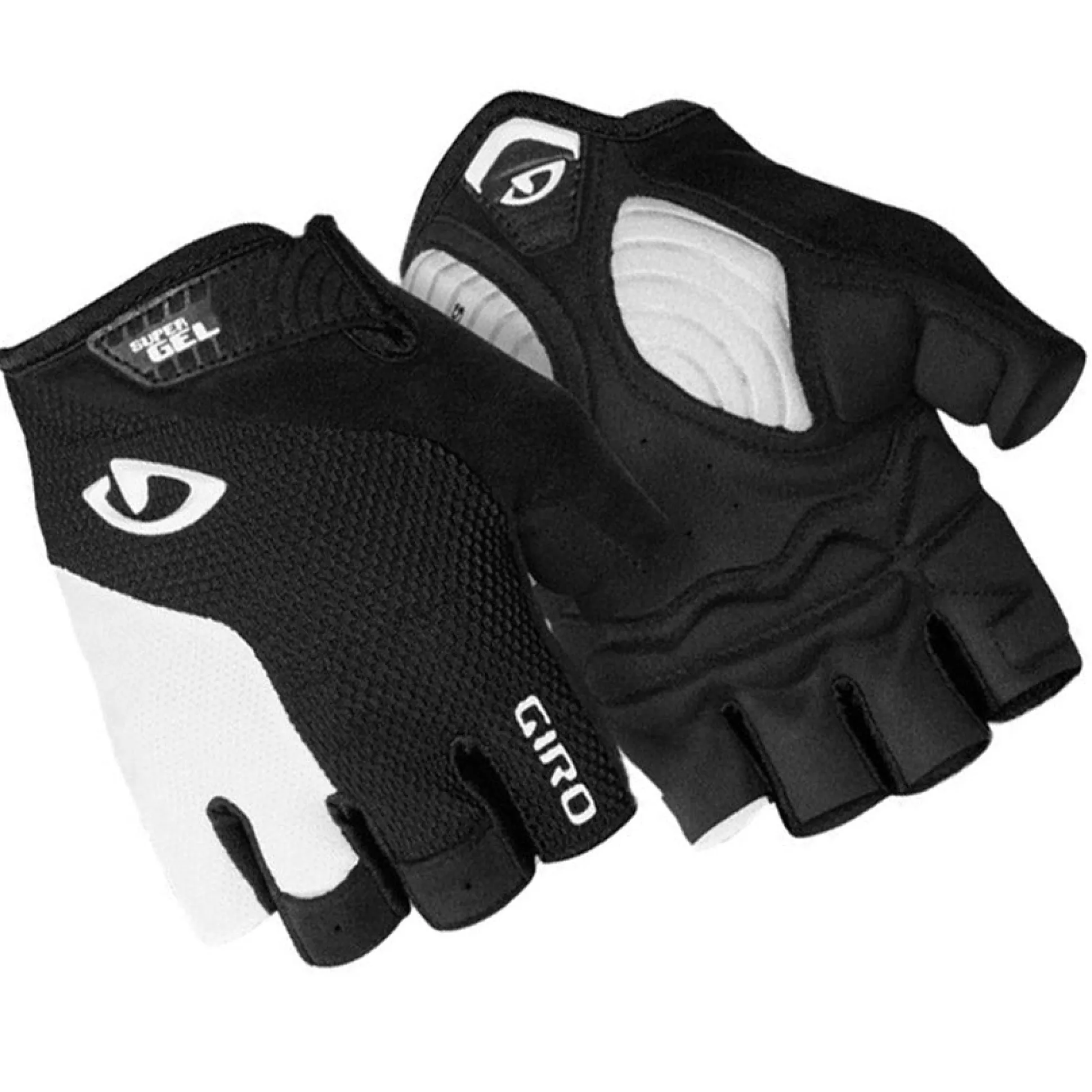 Guanti Giro Strade Dure Supergel - Nero bianco