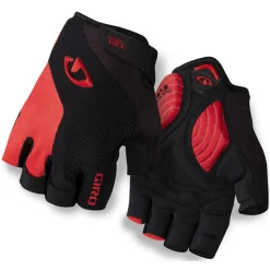 Guanti Giro Strade Dure Supergel - Nero rosso