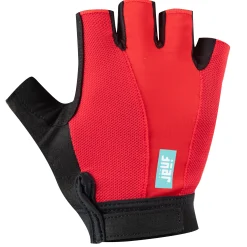 Guanti Jëuf Essential Solid corti - Nero rosso