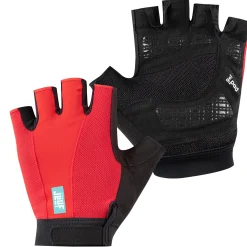 Guanti Jëuf Essential Solid corti - Nero rosso