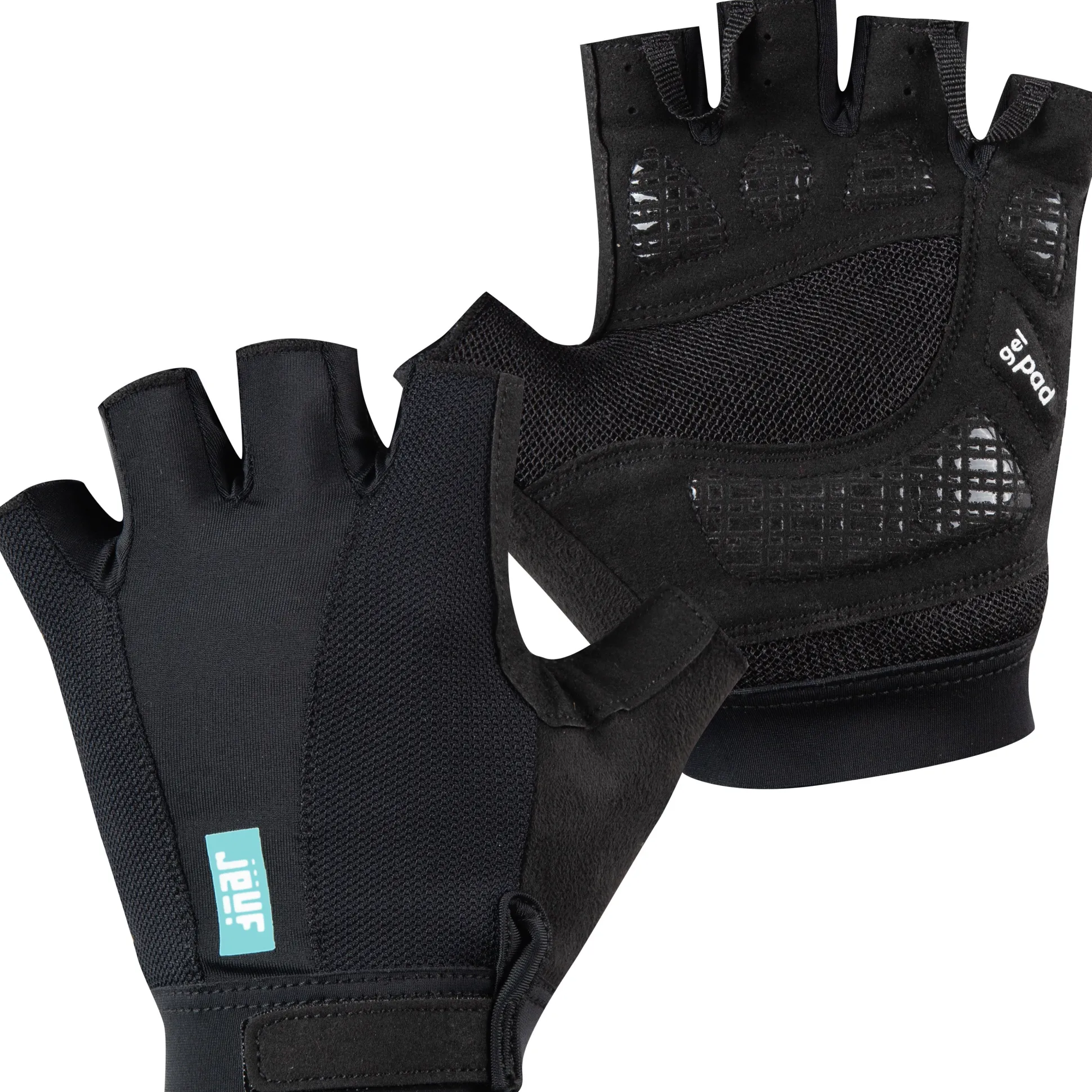 Guanti Jëuf Essential Solid corti - Nero