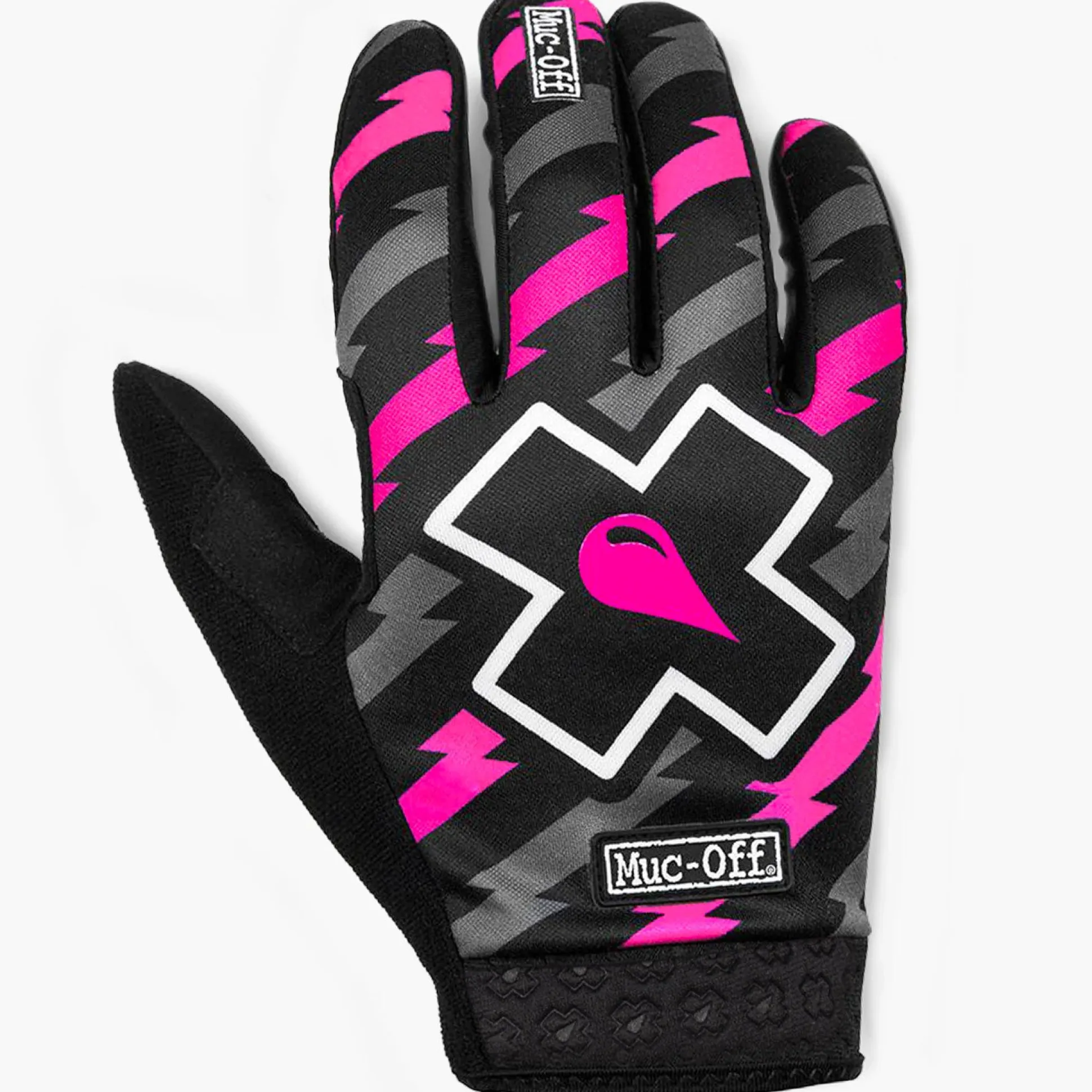 Guanti Mtb Muc-Off Ride glove Bolt - Nero